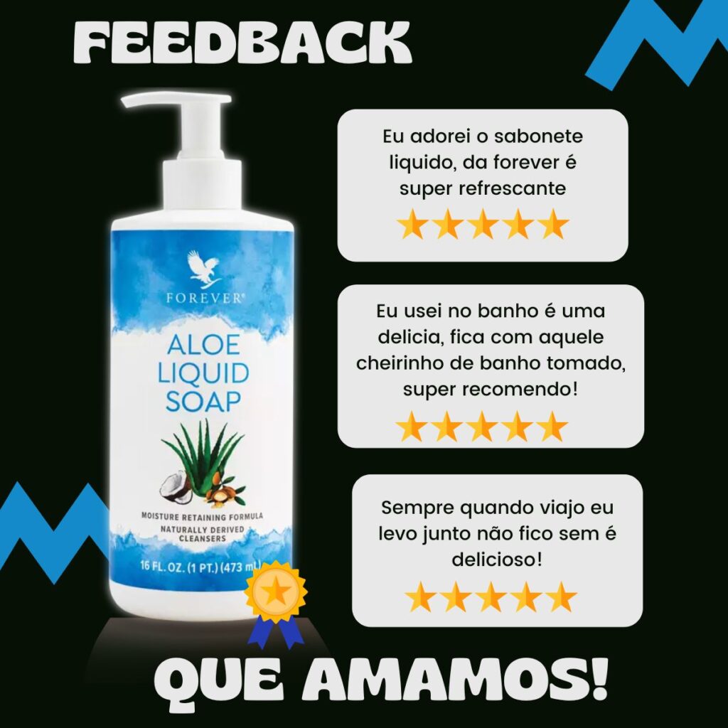 Aloe-Liquid-Soap-Forever- Sabonete-Líquido-Aloe-Vera-avaliação