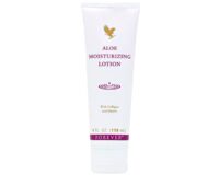 Loção hidratante Aloe Moist Forever Living com aloe vera, colágeno e elastina para pele seca