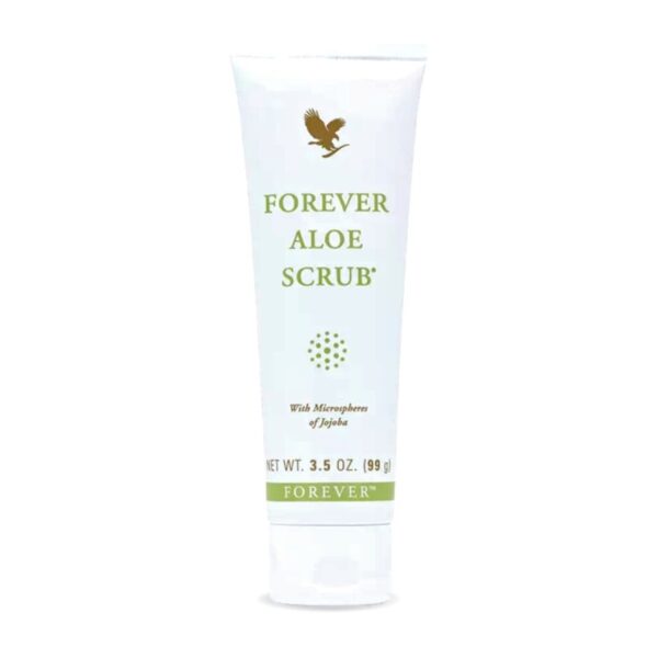 Forever-Aloe- Scrub-Gel-Aloe- Vera-Óleo-de- Jojoba