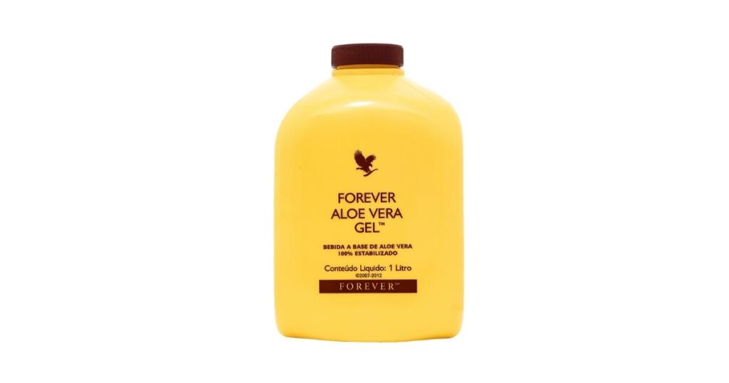 Forever-Aloe-Vera-Gel-Suco-natural-de -babosa-vegano-e-puro- rico-em-vitaminas-e -aminoácidos