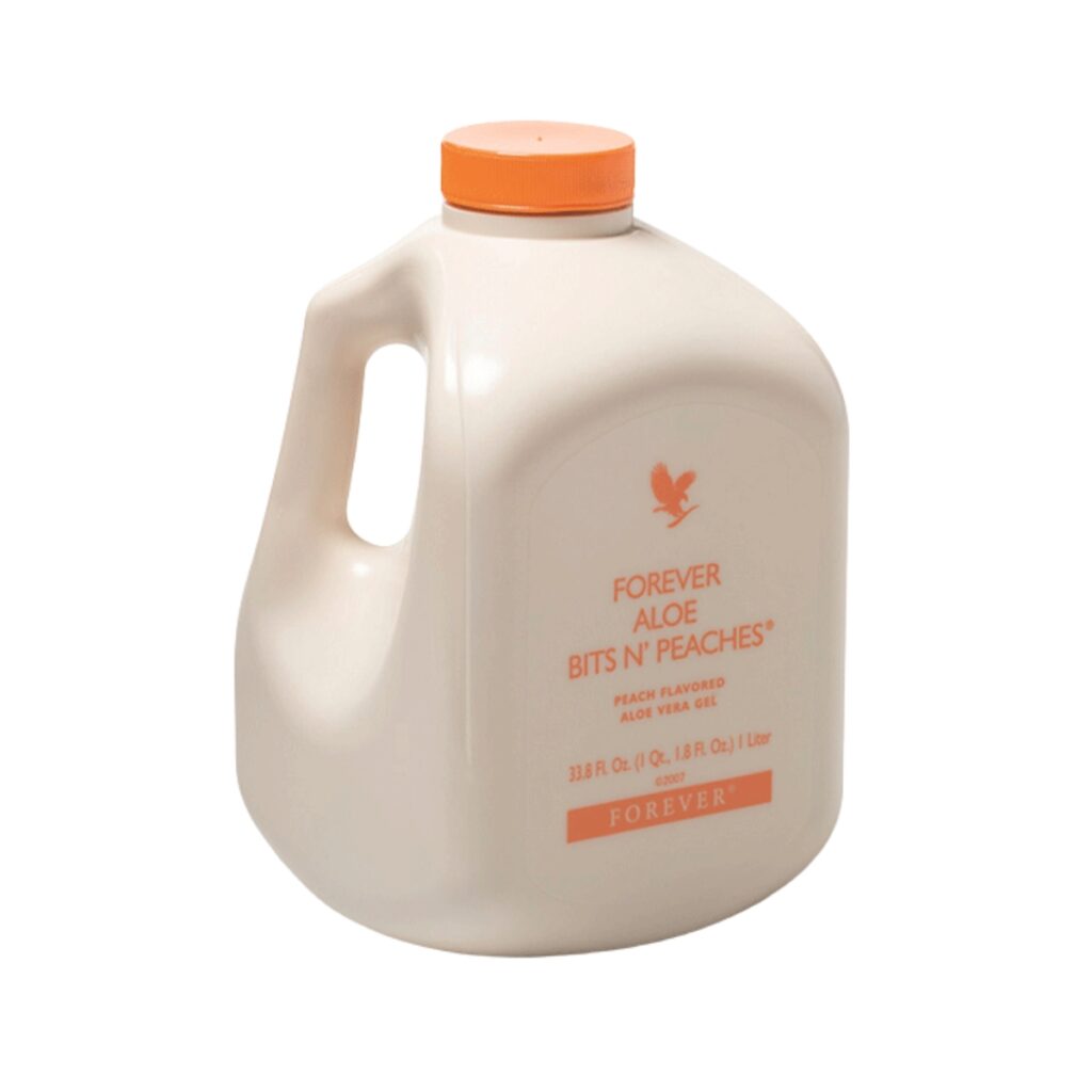 Forever-Aloe-Bits'n -Peaches-Sabor -Pêssego-Natural- Aloe-Vera