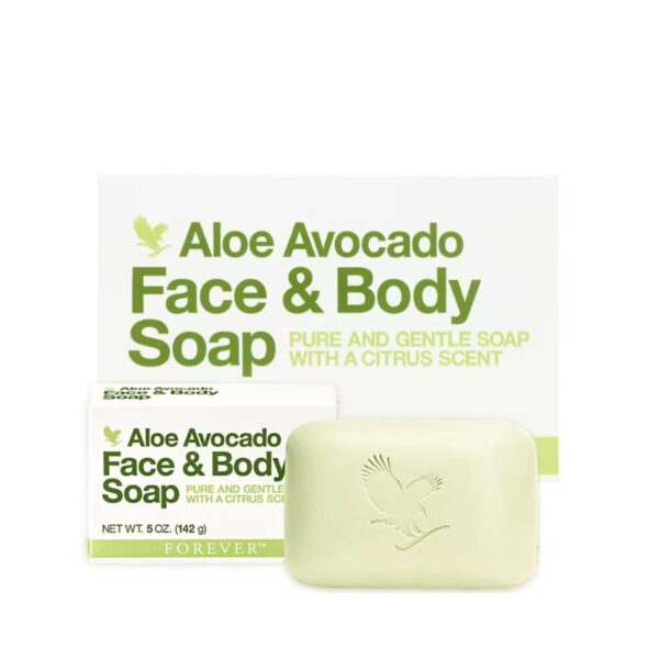 Sabonete-Aloe-Avocado- Face-&-Body-Soap-Forever-Abacate-usebabosa