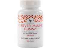 Suplemento alimentar vegano Forever Immune Gummy em gominhas sabor manga com vitaminas e zinco.