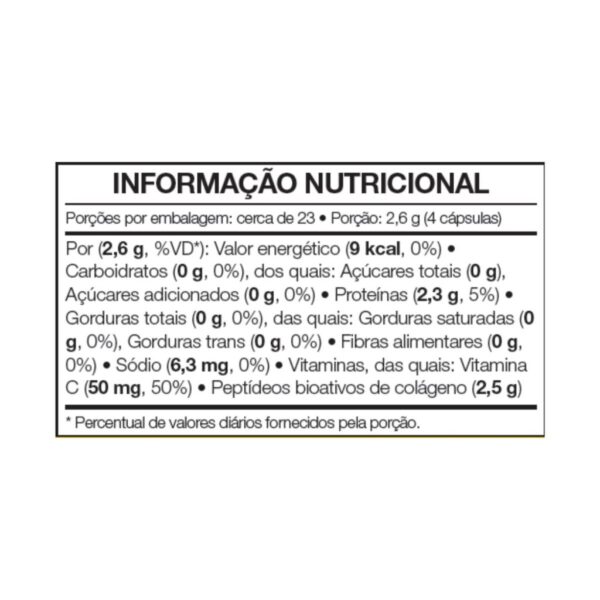 forever-bio-active-colageno-tabela-nutricional