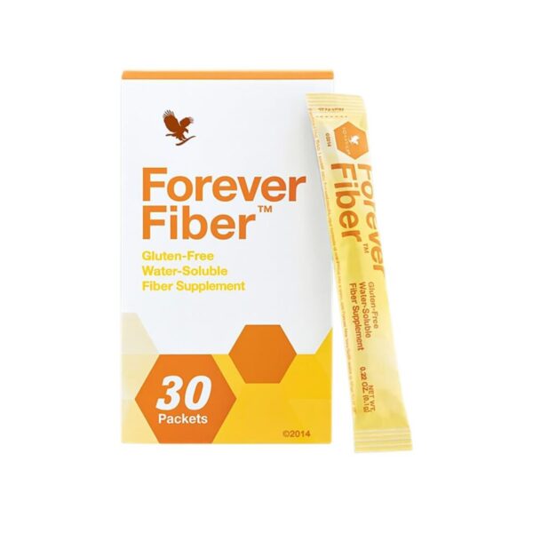 Forever Fiber: suplemento de fibras solúveis e prebióticas, ideal para complementar sua ingestão diária.