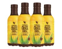 Suco Aloe Vera Gel Forever Living 1L - Kit 4 Unidades